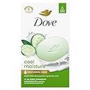 Dove Skin Care Beauty Bar For Softer Skin Cucumber and Green Tea More Moisturizing Than Bar Soap 106 g 6 count