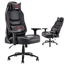 COLAMY Big and Tall Gaming Chair 400lbs-Racing Style Computer Gamer Chair,Ergonomic Office PC Chair with Thick Seat, Reclining Back, 4D Armrest for Adult Teens, 91311-Black