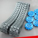 50 piezas de tanque de tractor LEGO grises técnica pista enlace Mindstorm EV3 X GRANDE