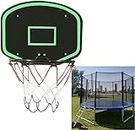 RUTAVM Accessories for trampoline Trampoline Outdoor Mini Basketball Hoop, Trampoline Accessories For Trampoline Games, Outdoor Hanging Basketball Hoop Protective net jumping (Size : B)