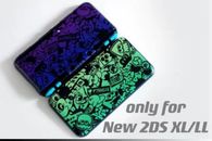 Custodia a scatto guscio cover per Nintendo New 2DS XL/LL disegni doppi lati