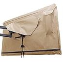 Outdoor TV Cover 40, 42, 43 inch - with Zipper, Weatherproof, Waterproof 360 Degrees Protection, Soft Non Scratch Interior - Beige