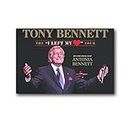 longhua Singer Tony Bennett Wall Art Poster Posters Art Print Wall Photo Paint Poster Hanging Picture Family Bedroom Decor Gift 20x30inch(50x75cm)