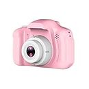 Dkian Digital Kids Camera 20MP 1080P with 32GB Memory Supported Dual Camera 2.0 TFT Display Colour Pink
