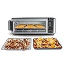 Ninja Foodi 8-in-1 Digital Air Fry Oven, Large Toaster Oven, Flip-Away For Storage, Dehydrate, Keep Warm, 1800 Watts, Stainless (SP101C) – Canadian Version