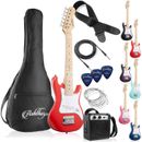 30" Beginner Electric Guitar & Amplifier, Kid's Starter Bundle Kit with Gig Bag