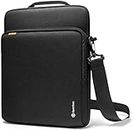 tomtoc Tablet Shoulder Bag for 12.9-inch New iPad Pro 2018-2023 with Magic Keyboard and Smart Keyboard Folio, Surface Pro 8/X/7+/7/6/5, Spill-Water Resistant Cordura Fabric Tablet Sleeve
