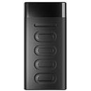 Ambrane 10000mAh Slim Power Bank, 20W Fast Charging, Dual Output, Type C PD (Input & Output), Quick Charge, Li-Polymer, Multi-Layer Protection for iPhone, Anrdoid & Other Devices (Stylo 10K, Black)