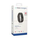 Monitor de frecuencia cardíaca Fitbit Charge 2 HR pulsera rastreador de fitness - negro grande