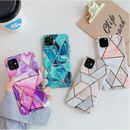 Case for iPhone 12 11 XR XS MAX 8 7 Pro ShockProof Marble Phone Cover Silicone
