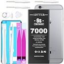 Abtter [7000mAh Battery for iPhone 6S, (2024 New Upgrade) High Capacity 0 Cycle Battery for iPhone 6S Model A1633, A1688, A1700 Battery with Professional Replacement Tool Kits.