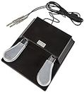 Studiologic VFP 2/10-B Double Piano-Style Open Polarity Sustain Pedal with Stereo Plug, for Keyboards and MIDI Controllers