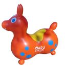 GYMNIC Rody Max Inflatable Hopping Horse Toy Orange VTG 