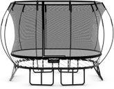 Springfree Outdoor Compact Oval Trampoline with Flexinet Enclosure and Soft Edge