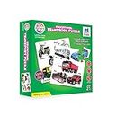 Ratna's Educational Transport Jigsaw Puzzle for Kids to Enhance Their Knowledge About Different Transport Vehicles This is a 8-10-12-14 Pieces Puzzle