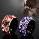 Women Rhinestone Hair Claw Clip Ponytail Hairpin Holder Crystal Accessories Gift