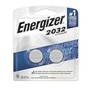 Energizer 2032BP-2 Battery Lithium Coin Cell 3V 240 mAh 20mm Dia. x 3.2mm H 3 g 2032 AD