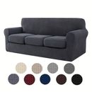 2/3/4pcs/sets Soft Sofa Cover, Stretch Sofa Slipcover Sets, Couch Cover Sets, Furniture Protector Set For For Bedroom Office Living Room Home Decor