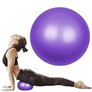 flintronic Pilates Ballon de Gymnastique, 25cm Yoga Ball Anti-Slip Anti-Éclatement Fitness Balles Yoga Ball Équilibre Sport Balle, Petit Ballon de Gymnastique avec Paille Gonflable