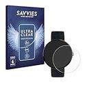 Savvies 6 Stück Schutzfolie für Motorola Moto 360 46 mm (2. Gen.) Displayschutz-Folie Ultra-Transparent