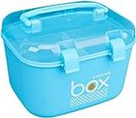 Styxon Multipurpose Portable Storage Box for Kids Sewing Machine Box, Medicine Pill, Children's Toys, Crafts, Arts Supplies, Office Supplies | Plastic | Pack-1 (Blue)
