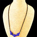 110,00 Kt Erde abgebaut facettiert Spinell & Saphir Runde Perlen Halskette Neu in Verpackung 05E118