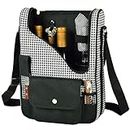 Picnic at Ascot Original Insulated Wine and Cheese Cooler Bag - Designed, Assembled & Quality Approved in the USA