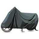 Autofy 100% Waterproof (Tested) Bike Cover Dustproof UV Protection Bike Body Cover for All Two Wheeler Bikes Upto Pulsar 180cc Size with Carry Bag [Model Name: Cape- 02 - Rubber Coated Inside]