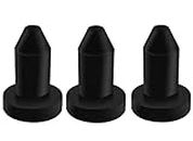 Taicols 3 Pack Kayak Drain Plug Scupper Plugs for Boat Canoe Holes Stoppers Compatible with Sun Dolphin Kayaks Aruba 8 SS, Black Pelican Kayak Pelican Kayak Accessories Scupper Plugs for Kayak
