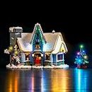 Hilighting Upgraded Led Light Kit for Lego Santa's Visit Christmas House Building Set, Compatible with Lego 10293 Model, Festive Home Décor, Gift Idea for Adults and Families (Model Not Included)