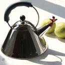 Alessi Whistling Kettle Stainless Steel in Black | 8.86 H x 8.66 W x 8.66 D in | Wayfair 9093 B