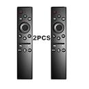 (2 Pieces) Universal Remote Control Compatible with Samsung TVs - LED QLED UHD SUHD HDR LCD Frame Curved Solar HDTV 4K 8K 3D Smart TVs Features Dedicated Buttons for Netflix, Prime Video, and WWW