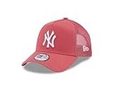 New Era Mesh Einsatz Fan Artikel York Yankees MLB Baseball Light Pink A-Frame Trucker cap - One-Size