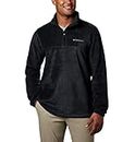 Columbia Men's Steens Mountain Half Zip Classic Fit Soft Pullover Fleece Jacket Black