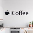 Icoffee Sticker Mural Autocollant Mural Stickers Muraux