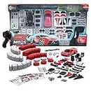 HEXBUG HEXMODS Pro Series Elite Raceway, Rechargeable RC Car, Buildable Scale Model for Kids and Adults, 2.4 Ghz Controller and Trackset Included, Ages 14 and Up