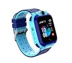 WEARFIT Champ 2G Kids GPS Tracker Waterproof Watch LBS Tracker for Boys Girls for 3-12 Year Old with SOS Alarm Call Voice Chat Touch Screen and Parental Control (Blue)