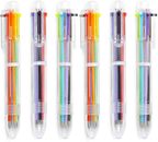 100 Pack Multicolor Retractable Ballpoint Pens for Office and School Supplies