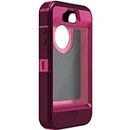 OtterBox Defender Series Case for iPhone 4/4S - Retail Packaging - Pink/Purple