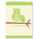 The Holiday Aisle® kids - 10 Thank You Note Cards, Owl Thank You Notecards & Envelopes in Green/Red | Wayfair CC8284DE2F72410EA878C762E26FAB38