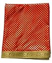 Lakshmi Maa Collection's Rumala Sahib Double Set Red Dotted Printed with gota (4 PEC.)