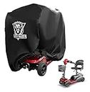 XYZCTEM 600D Waterproof Scooter Cover （L） Black Power Assisted Mobility Scooter Cover 48”