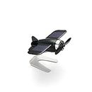 BKN® Trending New Aircraft alloy Solar Car Air Freshener Aromatherapy Car Interior Decoration Accessories Perfume Diffuser (Black)