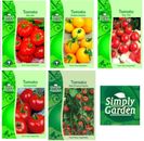 Simply Garden Tomato Seed Pack 5 Varieties Grow Your Own Tomatoes Indoor Outdoor