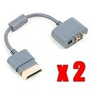Lot2 Optical Audio Video Adapter HDMI AV Cable Gamin for Xbox 360 Xbox360 Gray