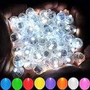 Aogist 100pcs White LED Balloon Light,Tiny Light Mini Round Led Ball Lamp for Paper Lantern Balloon,Indoor Outdoor Event - Fun Halloween Christmas Party Wedding Decoration Supplies