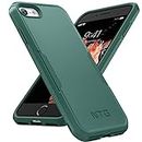 NTG Shockproof Designed for iPhone SE 2022/3rd/2020,iPhone 8/7 Case, Heavy-Duty Tough Rugged Lightweight Slim Protective Case for iPhone SE/8/7-Midnight Green