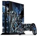 Skinit Decal Gaming Skin Compatible with PS4 Console and Controller Bundle - Officially Licensed Warner Bros Batman Jumps from Building Design
