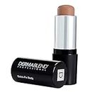 Dermablend Professional Quick-Fix Body - Full Coverage Foundation Makeup Stick - Covers Tattoos, Birthmarks, Blemishes - Dermatologist-Created, Fragrance-Free, Allergy-Tested - 65W Bronze - 12g
