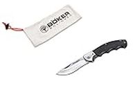 Böker Magnum NW Skinner Pocket Knife with Steel Blade and Glass Fibreglass Reinforced Plastic Size: 20.50 cm Includes Microfibre Bag for Storage